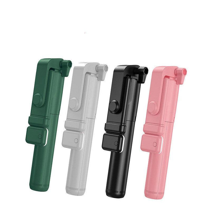 Compatible with Apple, Bluetooth Fill Light Selfie Stick Outdoor Live Broadcast Integrated Tripod Phone Holder - Mamofa Global Store