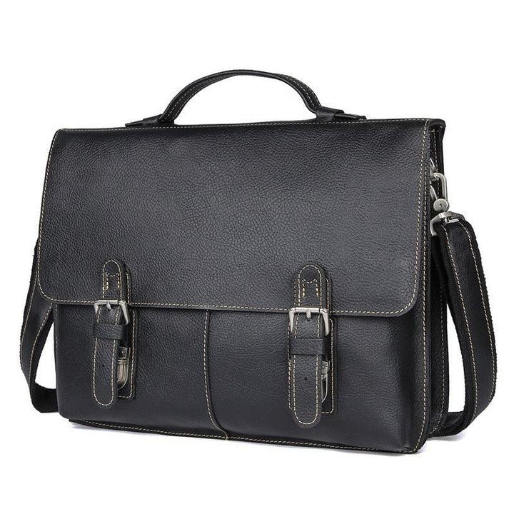 Men's Retro Casual Leather Business Briefcase - Mamofa Global Store