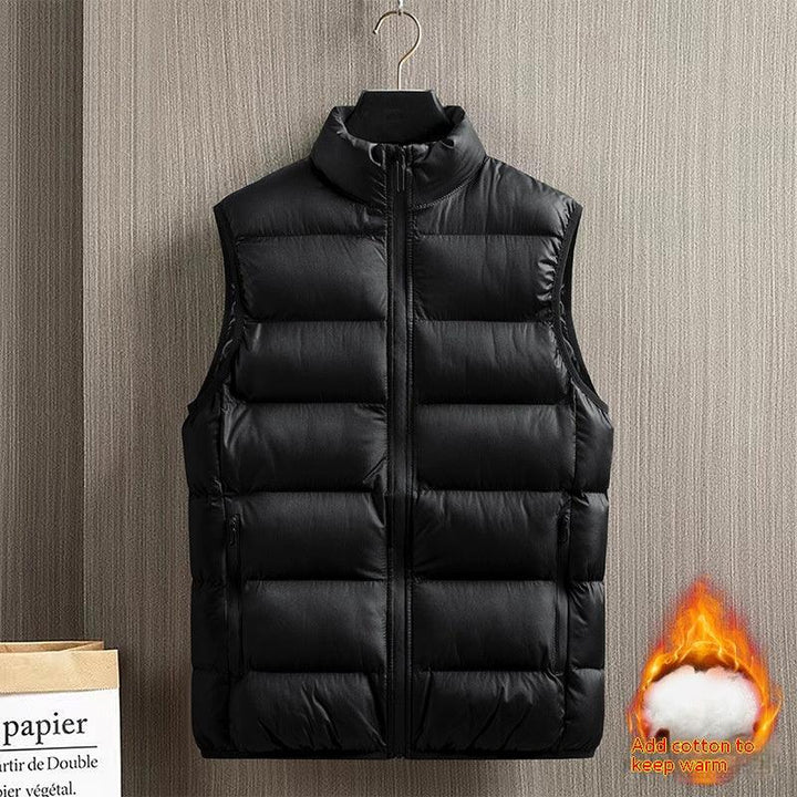 Down Jacket Vest Men's Coat Thickened Warm - Mamofa Global Store