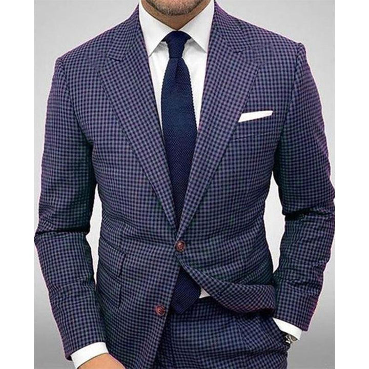 Men's Striped Blazer Casual Slim Fit - Mamofa Global Store