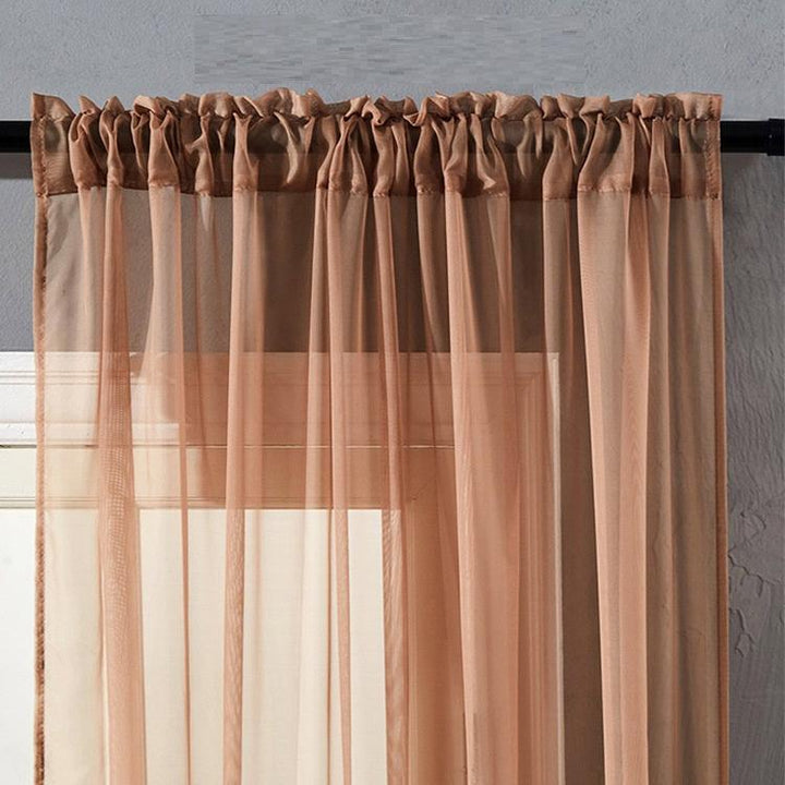 Modern And Simple Pure Color Cotton And Linen Window Screen - Mamofa Global Store