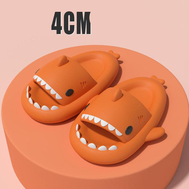 Adult's Slippers Indoor Outdoor Funny Shark Cartoon - Mamofa Global Store