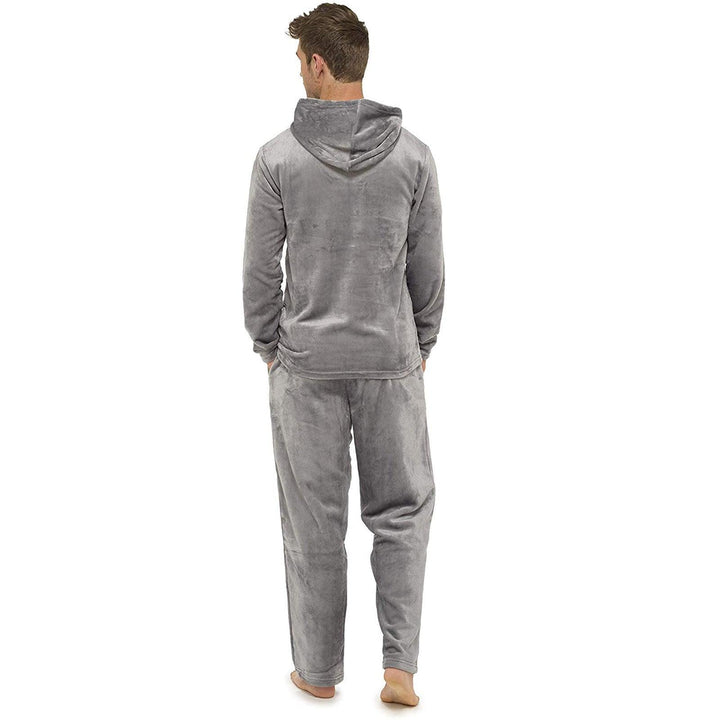 Flannel Grey Simple Home Men's Pajamas - Mamofa Global Store