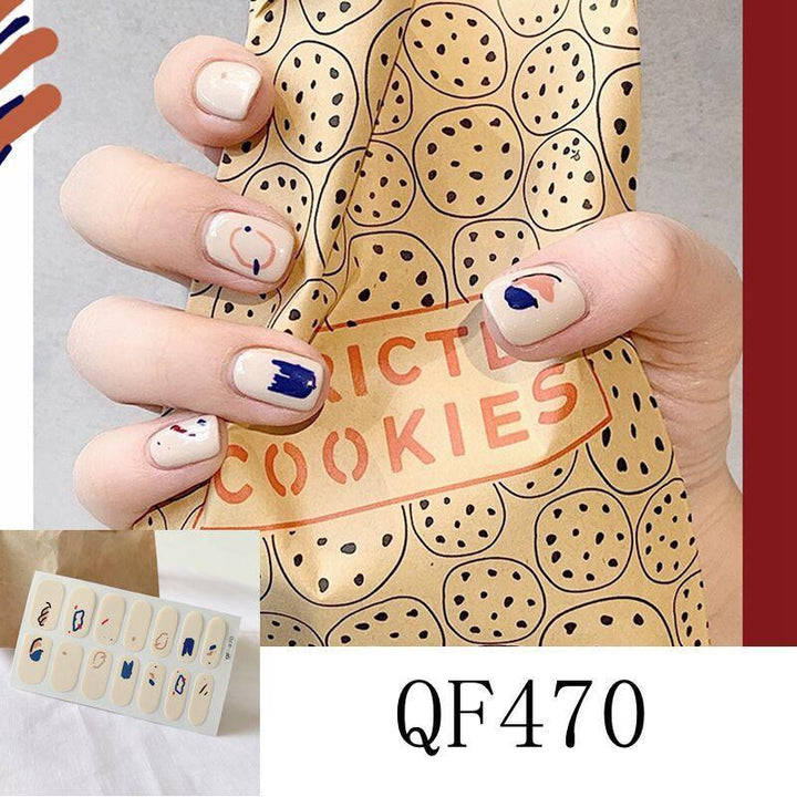 Nail Sticker 3D Diamond Nail 14 Stickers Waterproof Nail Sticker Full Sticker For Pregnant Women - Mamofa Global Store