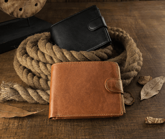 Customized Cowhide Wallet For Men's Short - Mamofa Global Store