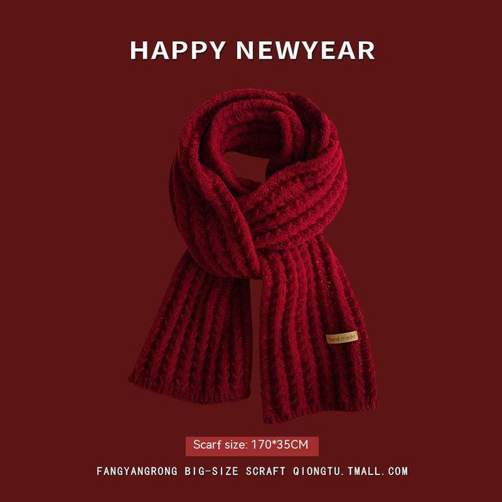 Knitted Wool Keep Warm Scarf - Mamofa Global Store