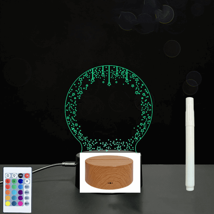 Acrylic Board Handwriting Message Board LED Light - Mamofa Global Store