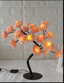 LED Tree Lamp Rose Small Tree Lamp Modeling Lamp Table Lamp - Mamofa Global Store