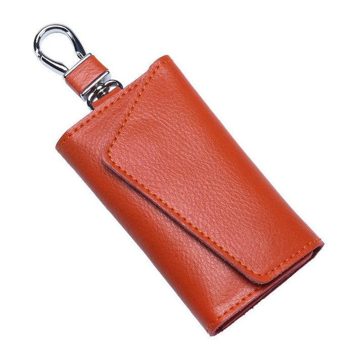 Large Capacity Real Leather Car Key Case - Mamofa Global Store