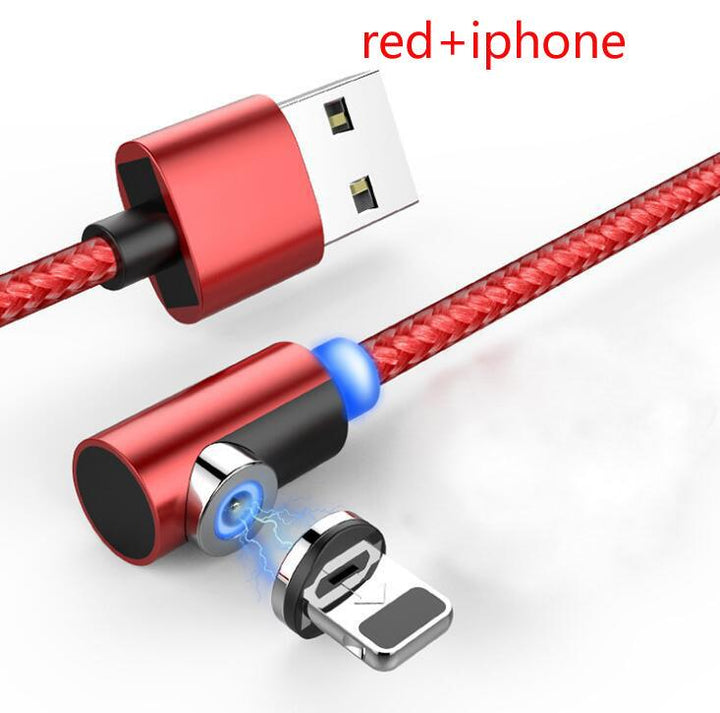 Nylon Braided Magnetic Mobile Phone Charging Cable - Mamofa Global Store