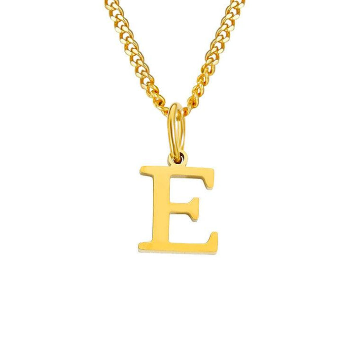 26 Letters All-Match 14K Stainless Steel Necklace - Mamofa Global Store