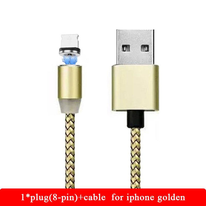 Compatible with Apple , YBD 1m magnetic LED charging cable - Mamofa Global Store