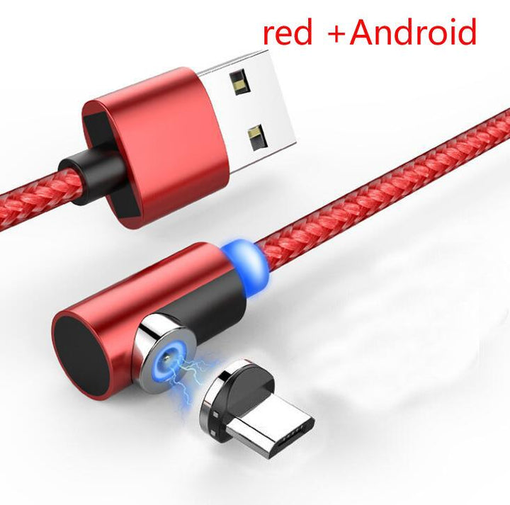 Nylon Braided Magnetic Mobile Phone Charging Cable - Mamofa Global Store