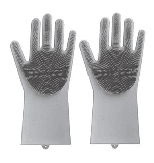 Silicone Heat-resistant Cleaning Brush Scrubbing Gloves - Mamofa Global Store