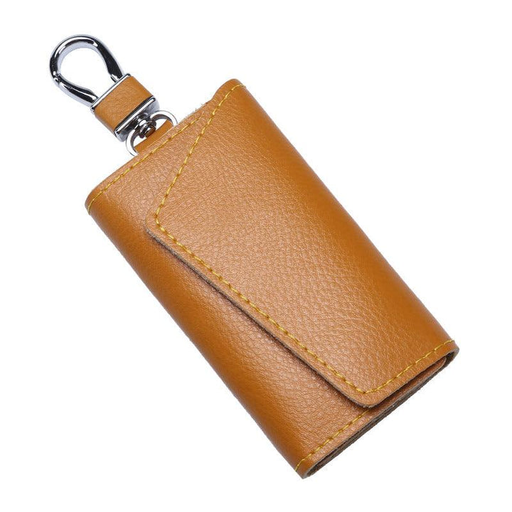 Large Capacity Real Leather Car Key Case - Mamofa Global Store