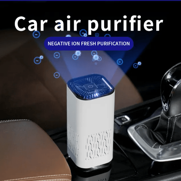 Car Air Purifier Portable Negative Ion Generator Remove Formaldehyde Dust Smoke Air Freshen Washer For Home Car - Mamofa Global Store