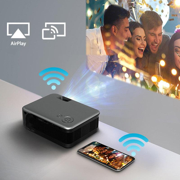 Portable Small Wireless High-definition Multi-function Indoor And Outdoor Compact Projector - Mamofa Global Store