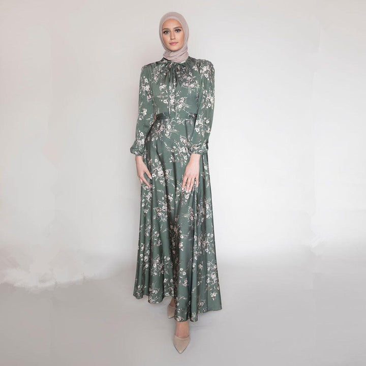 Elegant Satin Oversized Dress - Mamofa Global Store