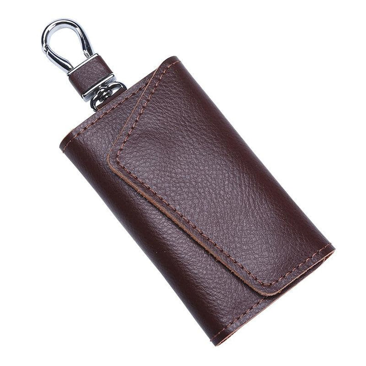 Large Capacity Real Leather Car Key Case - Mamofa Global Store