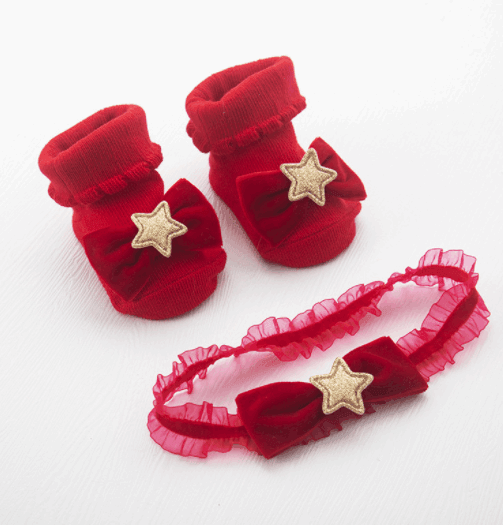 Baby Headband Socks Set Accessories - Mamofa Global Store