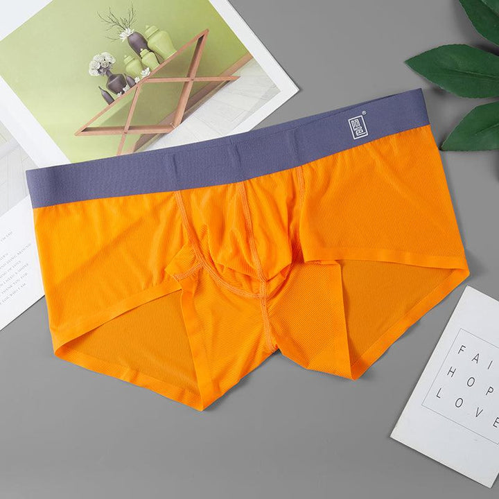 Ice Silk Summer Breathable Boxer Shorts For Men - Mamofa Global Store