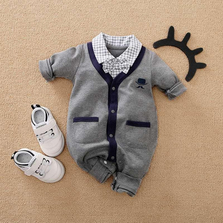 Fake Two Outer Clothing Newborn Clothing Crawl - Mamofa Global Store