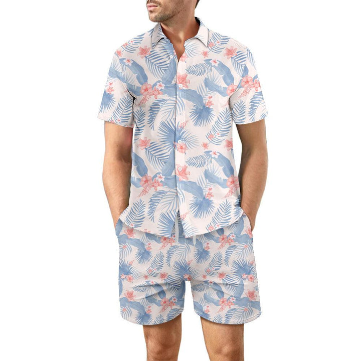 2Pcs Printed Beach Shirt - Mamofa Global Store