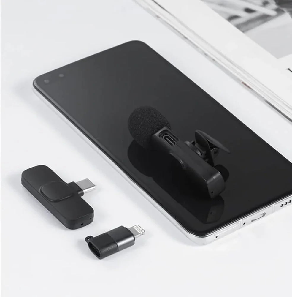 ميكروفون لاسلكي k9 (قطعتان)