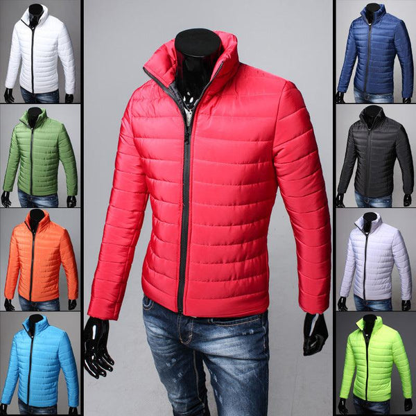 Men's Fashion Stand-up Collar Downcotton-padded Jacket - Mamofa Global Store