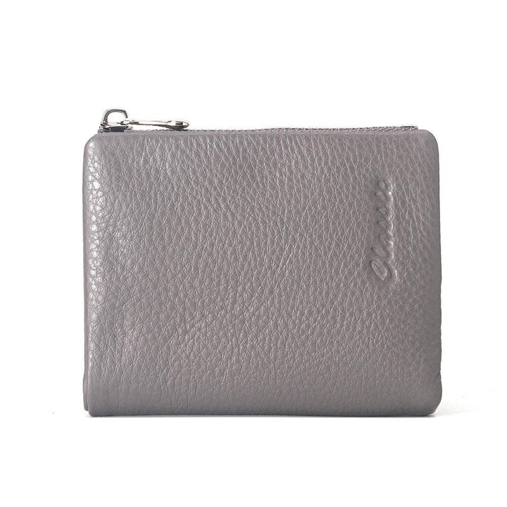 Leather Wallet Lychee Pattern Women's Short - Mamofa Global Store