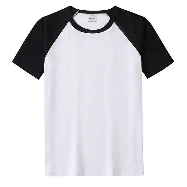 Summer Camp Ice Silk Cotton T-shirt Short Sleeve - Mamofa Global Store