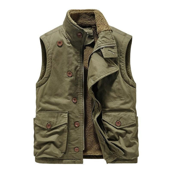 Middle-aged Men's Waistcoat Vest Waistcoat - Mamofa Global Store