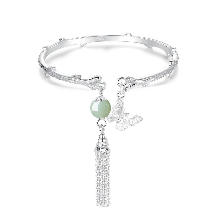 Fashion Design Butterfly Tassel Open-ended Bracelet - Mamofa Global Store