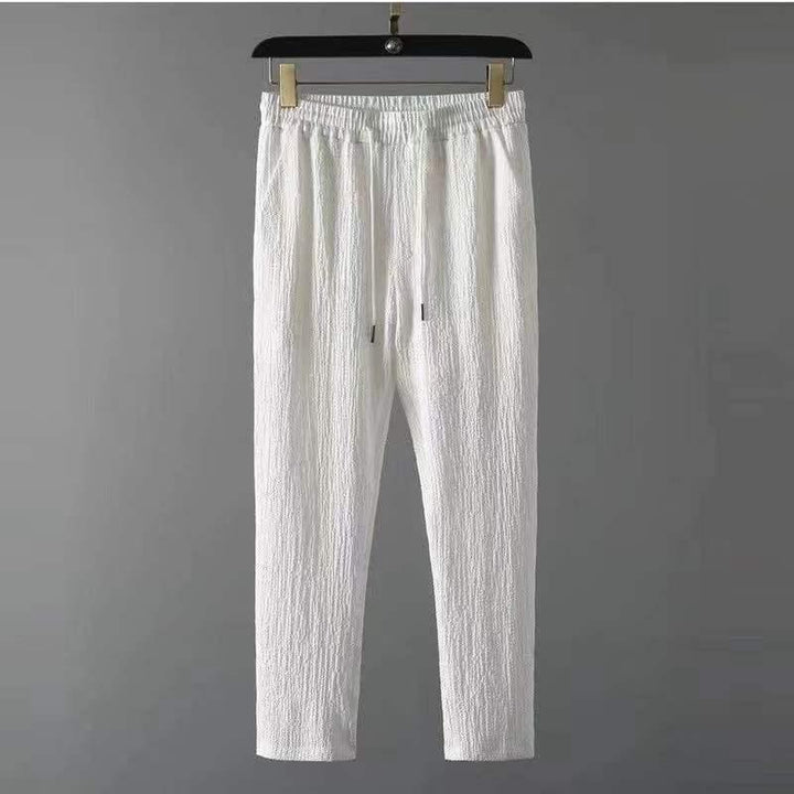 Loose Short Sleeve And Drawstring Trousers - Mamofa Global Store