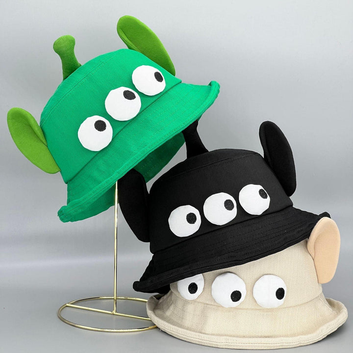 Cute Funny Three-eye Big Ears Bucket Hat Children - Mamofa Global Store