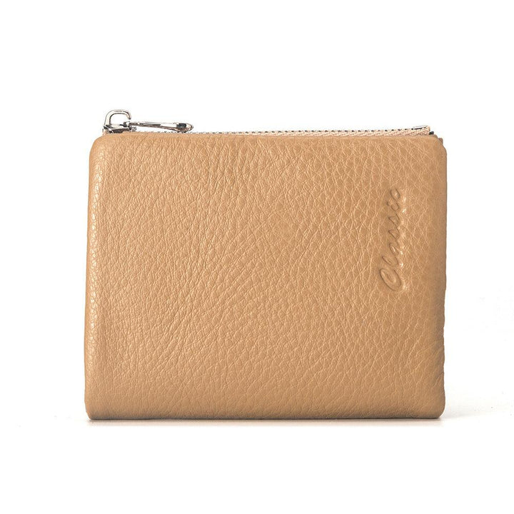 Leather Wallet Lychee Pattern Women's Short - Mamofa Global Store