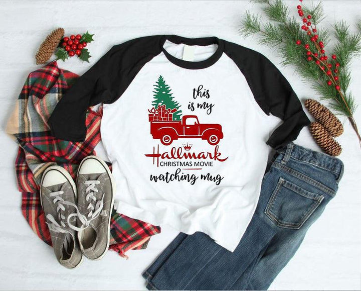 Christmas Clothing Women's Printed Wear T-shirt - Mamofa Global Store