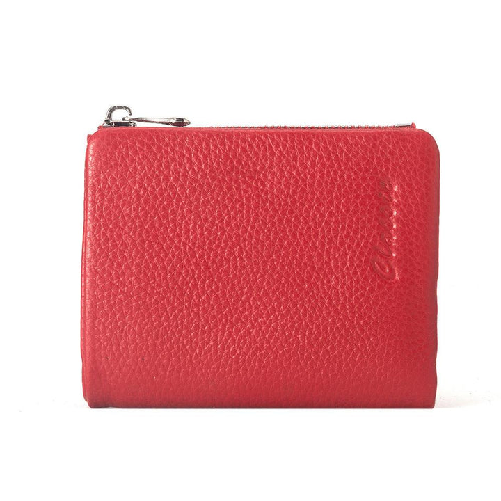 Leather Wallet Lychee Pattern Women's Short - Mamofa Global Store