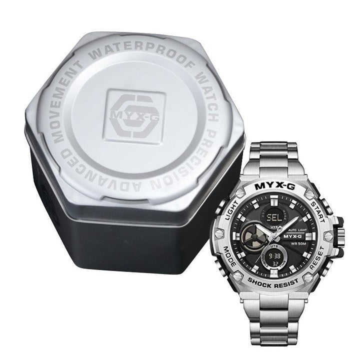 Business Steel Timepiece Trendy Multi-functional Men - Mamofa Global Store