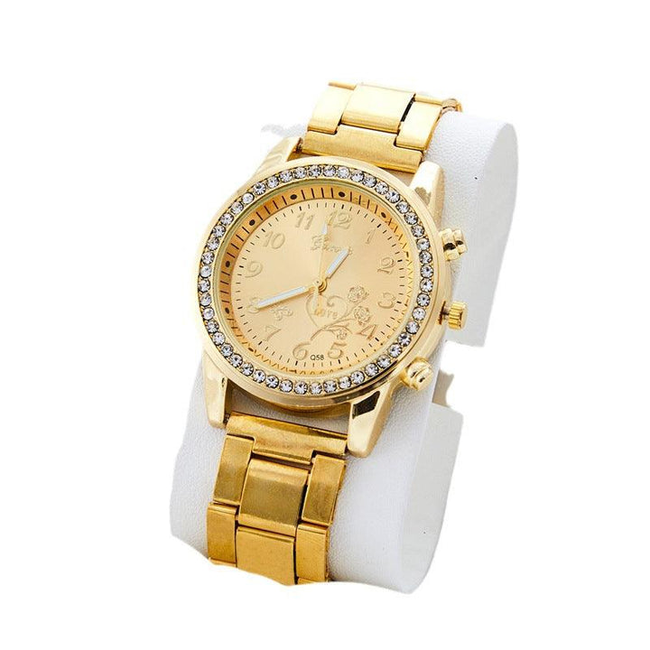 Diamond Embedded Watch Luxury Starry Quartz - Mamofa Global Store