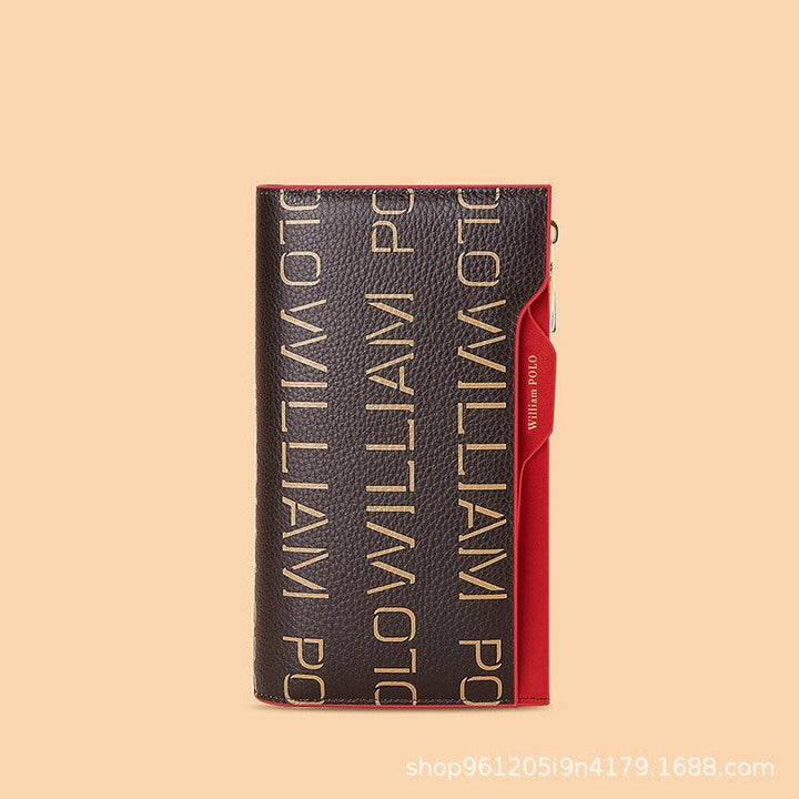 Women's Leather Wallet First Layer Cowhide - Mamofa Global Store