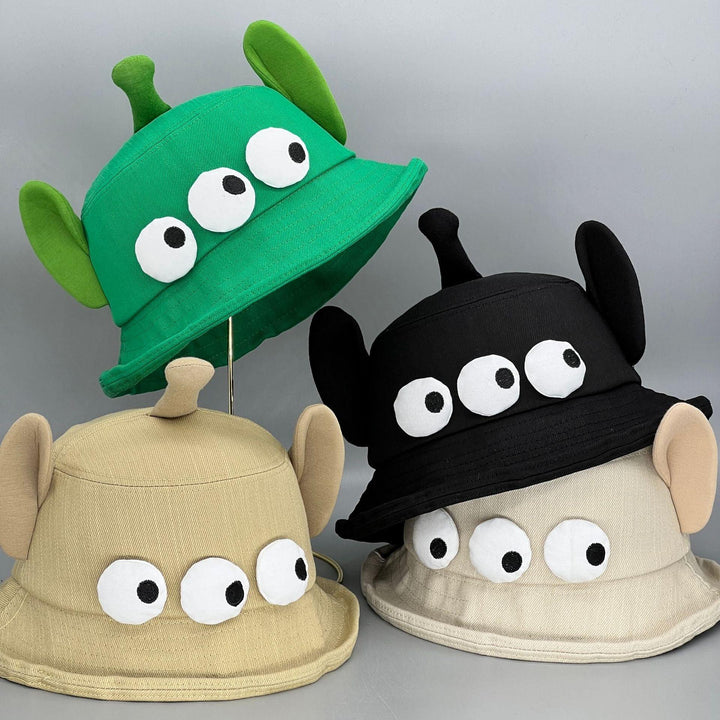 Cute Funny Three-eye Big Ears Bucket Hat Children - Mamofa Global Store