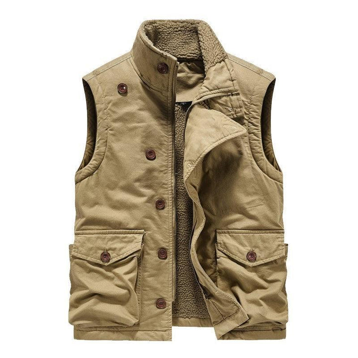 Middle-aged Men's Waistcoat Vest Waistcoat - Mamofa Global Store