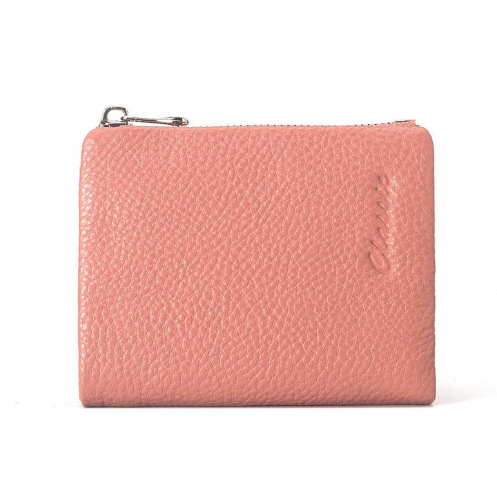 Leather Wallet Lychee Pattern Women's Short - Mamofa Global Store