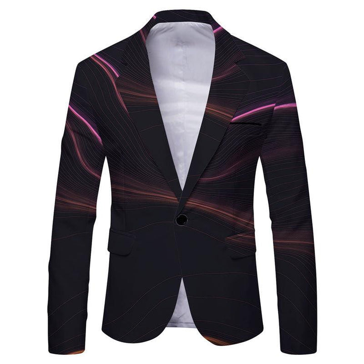 Men's Casual Slim-fitting Suit Top - Mamofa Global Store