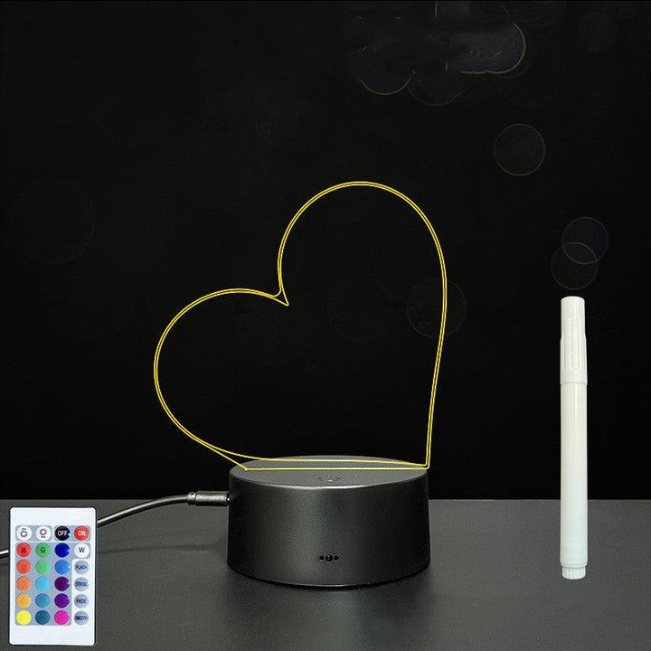 Acrylic Board Handwriting Message Board LED Light - Mamofa Global Store