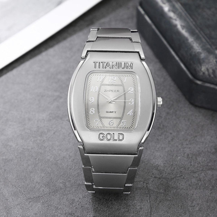 Titanium Alloy Business Leisure Steel Band Quartz Watch Men's - Mamofa Global Store