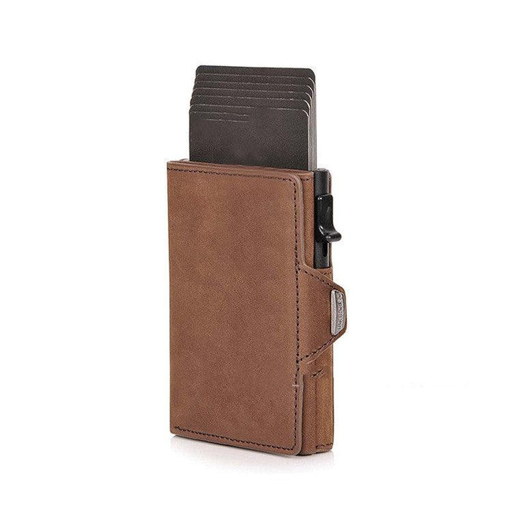 Men's Aluminum Alloy Three Fold Money Clip Real Pickup Bag - Mamofa Global Store