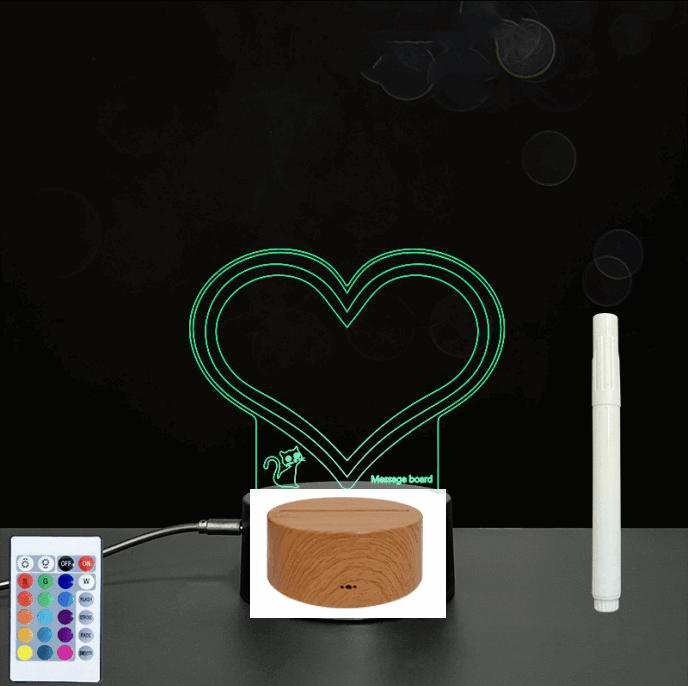 Acrylic Board Handwriting Message Board LED Light - Mamofa Global Store