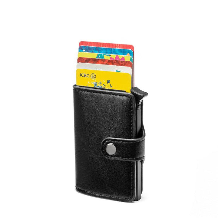 Antimagnetic Antitheft Card Holder Retro Multifunction - Mamofa Global Store